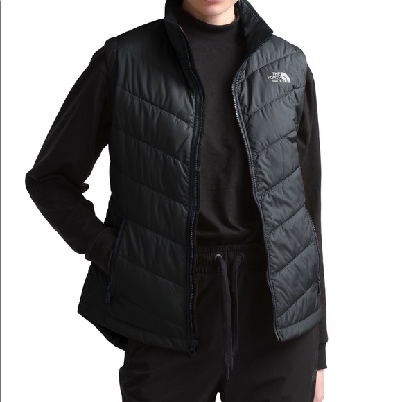 north face white puffer vest